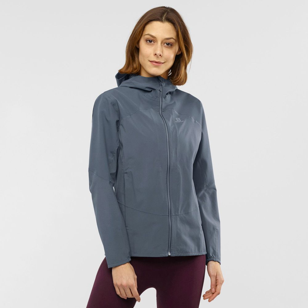SALOMON OUTLINE W Philippines - Women's Jackets - Dark Gery | 403827-DJK